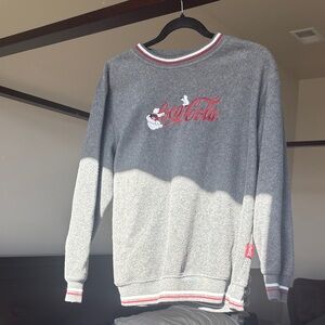 Vintage Coca Cola Gray Crewneck Sweater